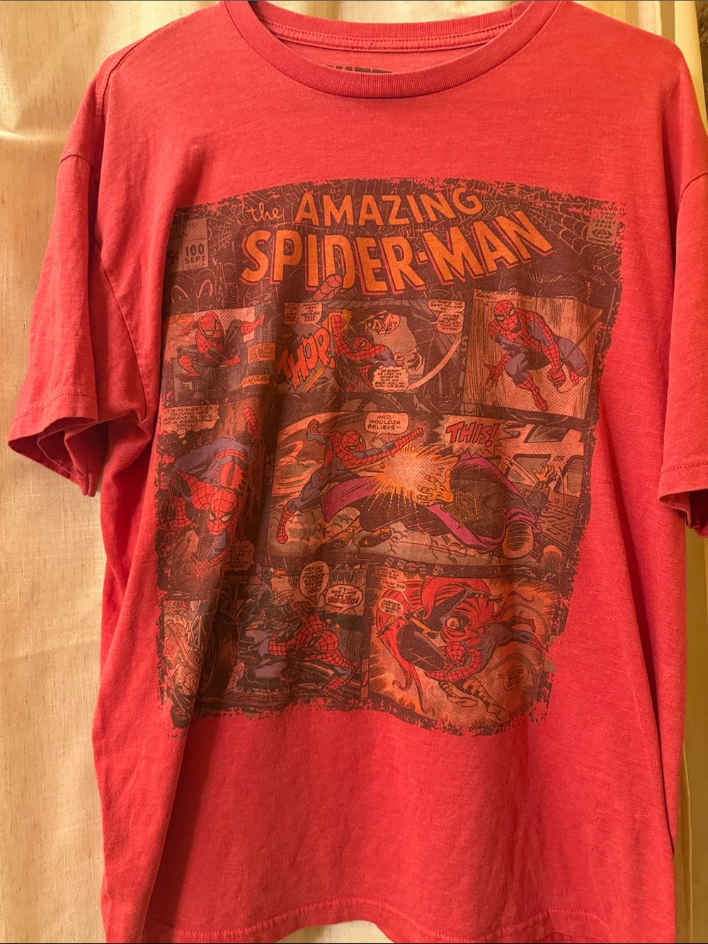 Spider-Man Red Graphic Tee - The Amazing Spider-Man